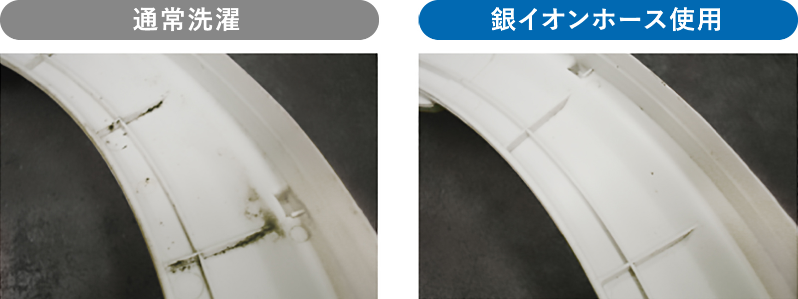 通常洗濯 銀イオンホース使用