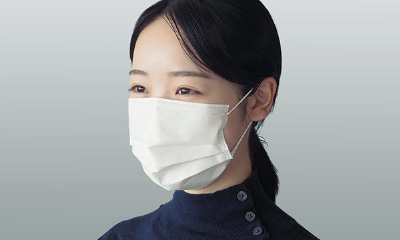 しっかりノーズフィッター採用 マスクのすき間を減らし、メガネの曇りを抑えます