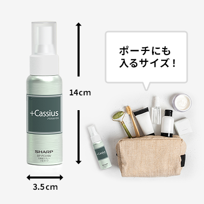 スプレーのサイズ