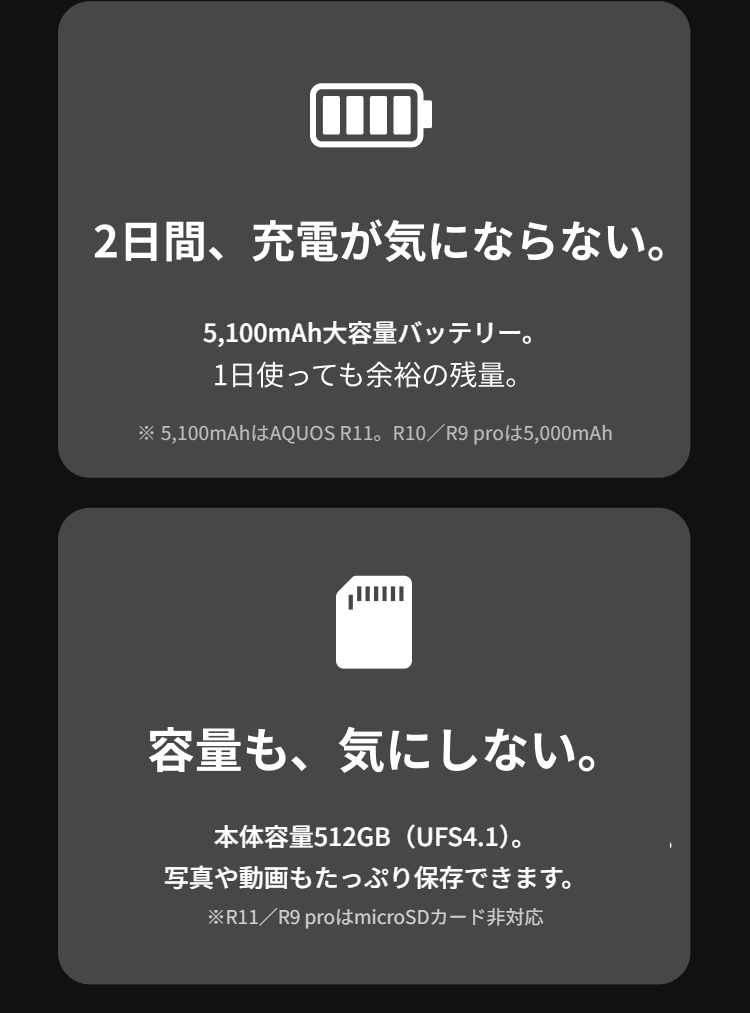 ながく安心して使える理由